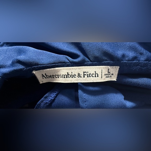 Abercrombie & Fitch Royal Blue Long Sleeve Dress - Picture 6 of 6